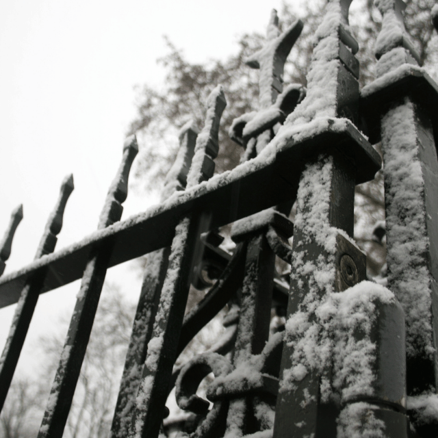 Winterwartung des Torantriebs